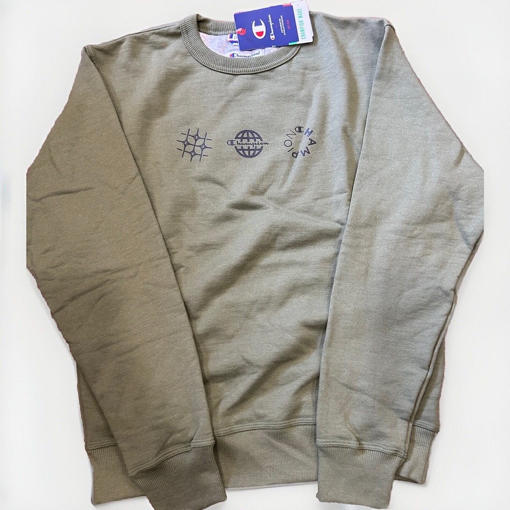 Champion Athletic Sweatshirt Mens Size S Green Color New with Tags
